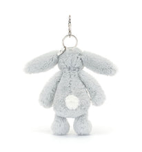 Load image into Gallery viewer, Bashful Silver Bunny Bag Charm - Jellycat (retired)