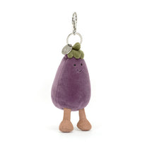 Load image into Gallery viewer, Vivacious Vegetable Aubergine Bag Charm - Jellycat