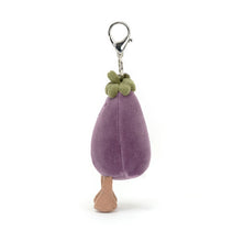 Load image into Gallery viewer, Vivacious Vegetable Aubergine Bag Charm - Jellycat