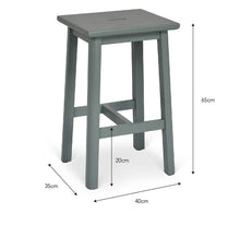 Load image into Gallery viewer, Ashwell Bar Stool in Rosemary. In store collection only