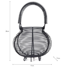 Load image into Gallery viewer, Egg Basket in Carbon
