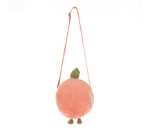 Load image into Gallery viewer, Amuseables Peach Shoulder Bag - Jellycat
