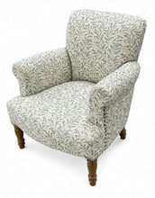 Load image into Gallery viewer, William Morris Blue ‘Willow Bough’ Occasional Armchair - in store collection
