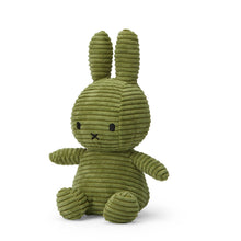 Load image into Gallery viewer, Miffy Olive Green 23cm Corduroy ECO - Bon Ton Toys
